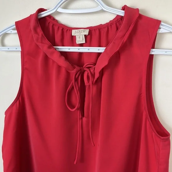 J. Crew Ruffle Neckline Tank - Picture 4 of 10